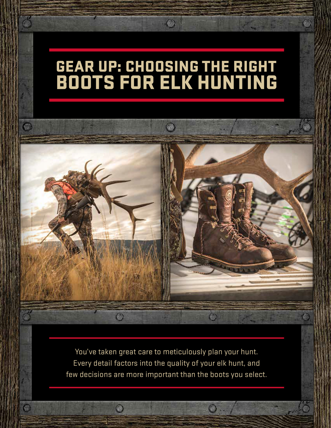 Lightweight elk shop hunting boots